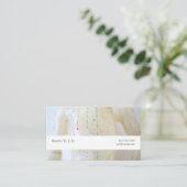 Akupunktur und Arme mit Textfeld Visitenkarte (Stehend Vorderseite)