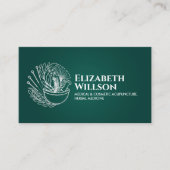 Akupunktur und pflanzliche Medizin Visitenkarte (Vorderseite)