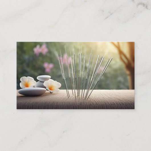 Akupunktur Visitenkarte (Vorderseite)