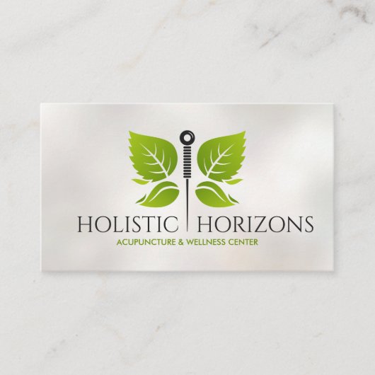 Akupunktur Visitenkarte (Vorderseite)
