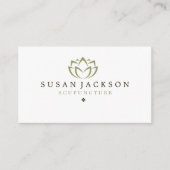 Akupunktur-Visitenkarte Visitenkarte (Vorderseite)