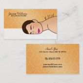 Akupunktur-Visitenkarten Visitenkarte (Vorne/Hinten)