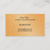 Akupunktur-Visitenkarten Visitenkarte (Rückseite)