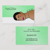 Akupunktur-Visitenkarten Visitenkarte (Vorne/Hinten)