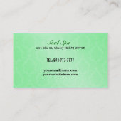 Akupunktur-Visitenkarten Visitenkarte (Rückseite)