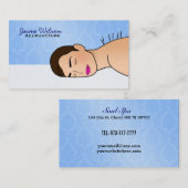 Akupunktur-Visitenkarten Visitenkarte (Vorne/Hinten)