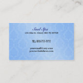 Akupunktur-Visitenkarten Visitenkarte (Rückseite)