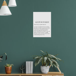 Akupunktur Wandkarte Akupunkteur Wandkarte Poster