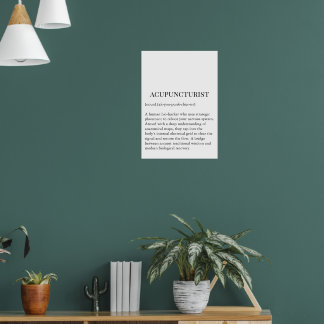 Akupunktur Wandkarte Akupunkteur Wandkarte Poster