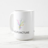 Akupunkturbecher, Akupunkturgeschenk Kaffeetasse (Vorderseite Links)