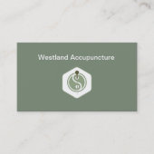 Akupunkturdienste Moderne, zweiseitige Visitenkart Visitenkarte (Vorderseite)