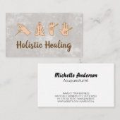 Akupunkturdruckpunkte | Weltmedizin Visitenkarte (Vorne/Hinten)