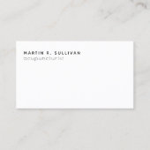 Akupunkturist (oder irgendein anderer Prof.) minim Visitenkarte (Vorderseite)