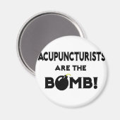 Akupunkturisten sind die Bombe! Magnet (Vorderseite/Rückseite)