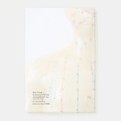 Akupunkturkasten verblassen post-it klebezettel (Vorderseite)