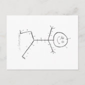 Akupunkturkleber Postkarte (Vorderseite)