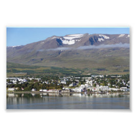 Akureyri, Island, Panorama Fotodruck