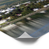 Akureyri, Island, Panorama Poster (Ecke)