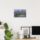 Akureyri, Island, Panorama Poster (Heimbüro)