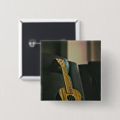 Akustik-Bass E-Gitarre-Geschenk Button (Vorne & Hinten)