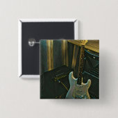 Akustik-Bass E-Gitarre-Geschenk Button (Vorne & Hinten)