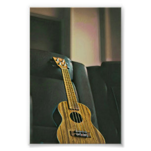 Akustik-Bass E-Gitarre-Geschenk Fotodruck
