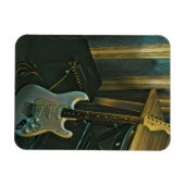 Akustik-Bass E-Gitarre-Geschenk Magnet (Horizontal)