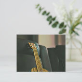 Akustik-Bass E-Gitarre-Geschenk Postkarte (Stehend Vorderseite)