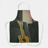 Akustik-Bass E-Gitarre-Geschenk Schürze (Vorderseite)