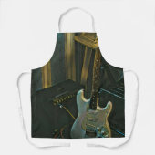Akustik-Bass E-Gitarre-Geschenk Schürze (Vorderseite)