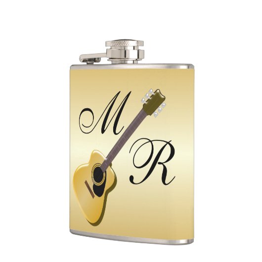 Akustik-Gitarrendesign Flachmann (Links)