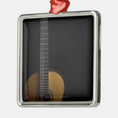 Akustikgitarre 2 silbernes ornament (Links)