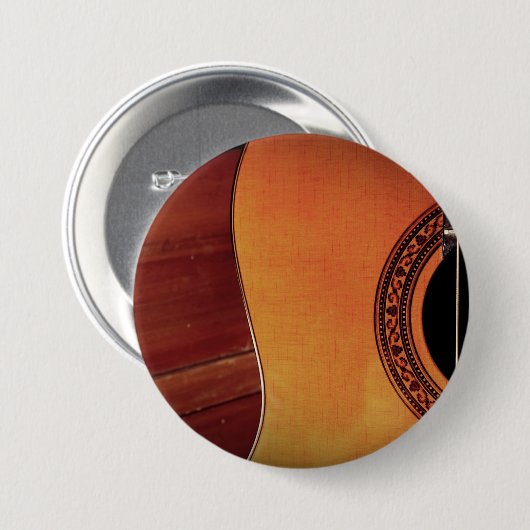 Akustikgitarre Button (Vorne & Hinten)