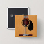 Akustikgitarre Button (Vorne & Hinten)