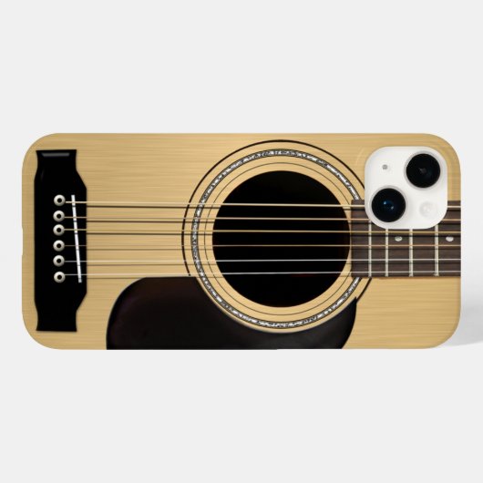 Akustikgitarre Case-Mate iPhone Hülle (Rückseite (Horizontal))