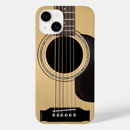 Akustikgitarre Case-Mate iPhone Hülle (Rückseite)