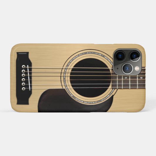 Akustikgitarre Case-Mate iPhone Hülle (Rückseite (Horizontal))