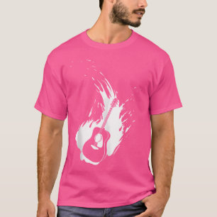 Akustikgitarre Cool Musiker T-Shirt