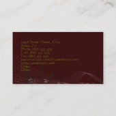 Akustikgitarre-coole Geschäfts-Karte Visitenkarte (Rückseite)