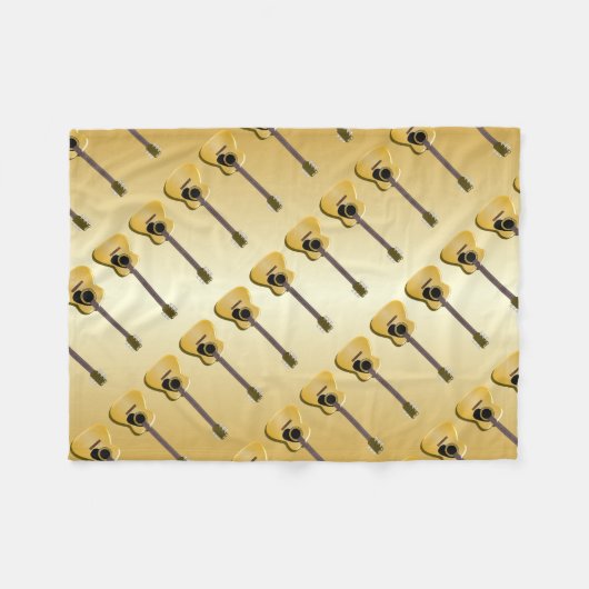 Akustikgitarre Fleecedecke (Vorderseite (Horizontal))