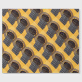 Akustikgitarre Geschenkpapier (Flach)