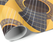 Akustikgitarre Geschenkpapier (Rolleneckpunkt)