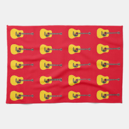 Akustikgitarre Geschirrtuch