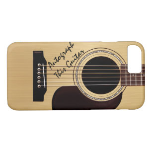 Akustikgitarre-Gewohnheits-Autogramm Case-Mate iPhone Hülle