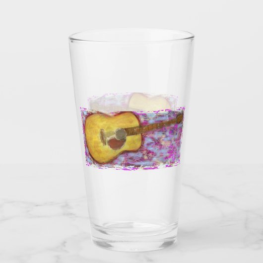 Akustikgitarre Glas (Vorderseite)