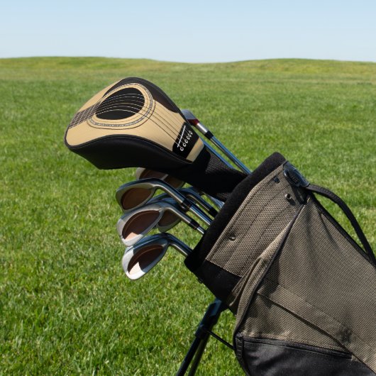 Akustikgitarre Golf Headcover (In SItu)