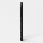 Akustikgitarre-grauer Schmutz kundenspezifisches Case-Mate iPhone Hülle (Hinten/Links)