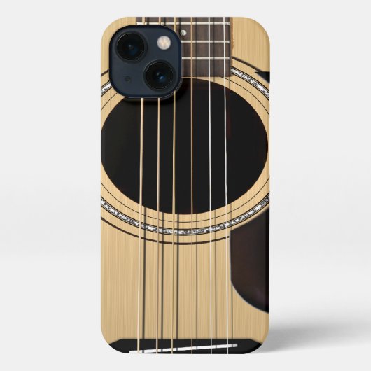 Akustikgitarre iPhone Hülle (Rückseite)
