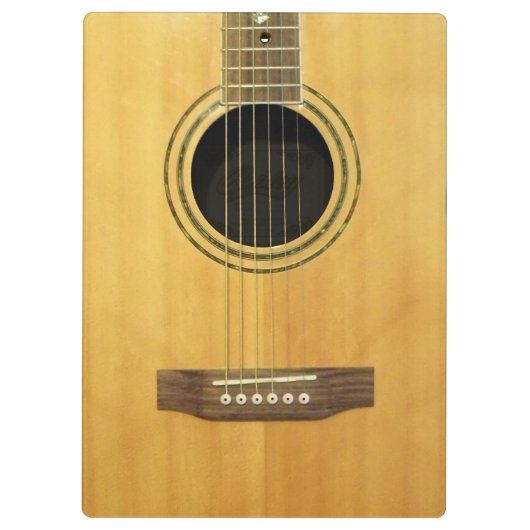 Akustikgitarre Klemmbrett (Rückseite)