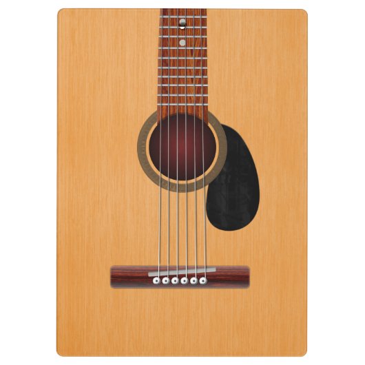 Akustikgitarre Klemmbrett (Rückseite)